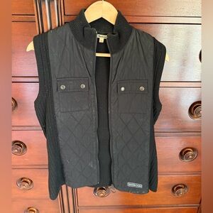 Barbour Black Quilted Gilet